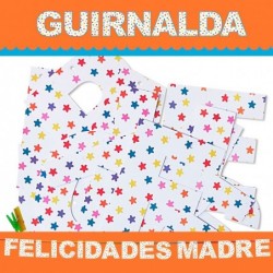 GUIRNALDA FELICIDADES MADRE...