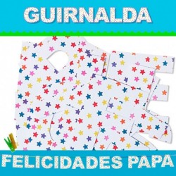 GUIRNALDA FELICIDADES PAPA...