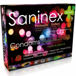 SANINEX CONDOMS PUNTEADO...